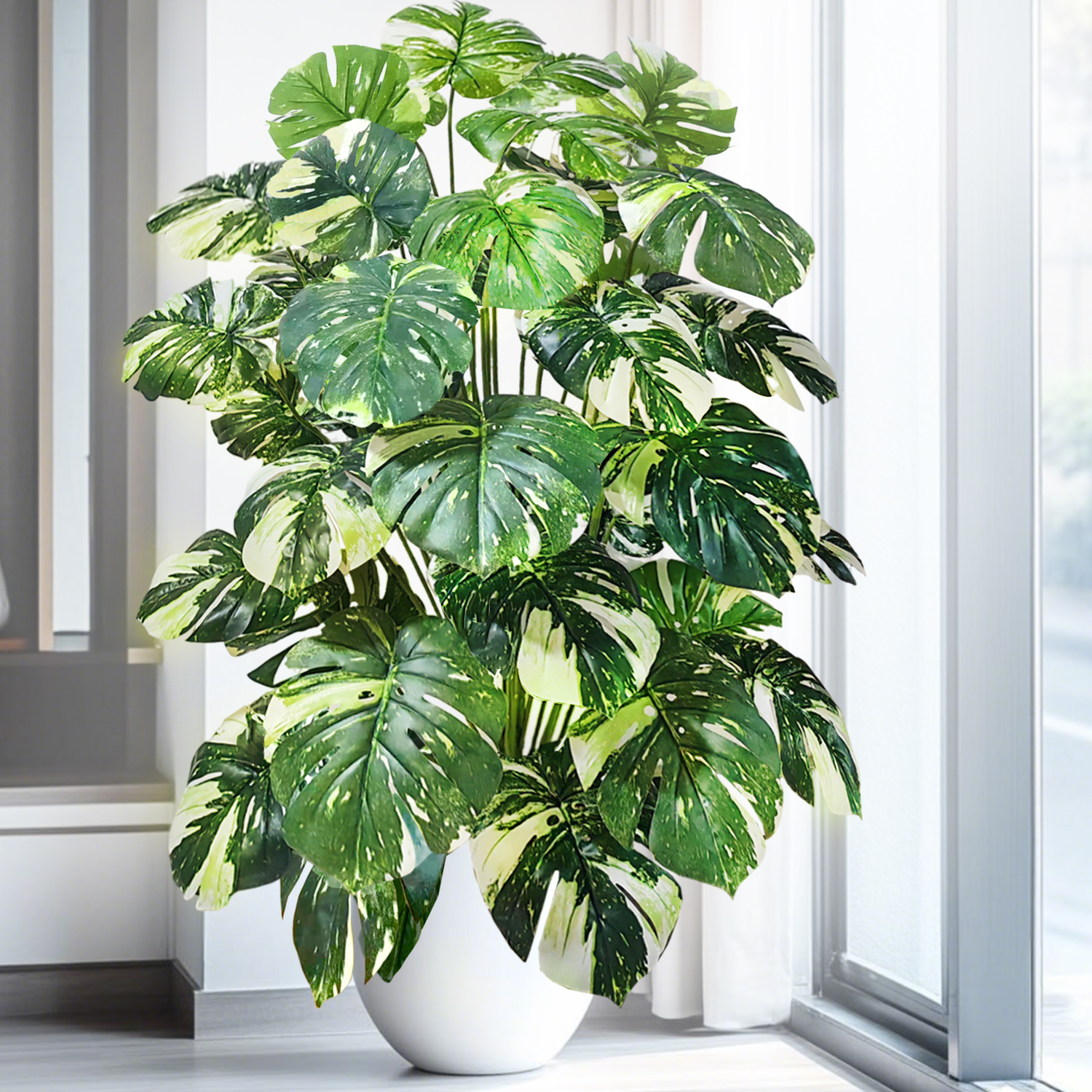 Victory Home Decor - 40-105cm /40.5in Artificial Monstera Plants Fake