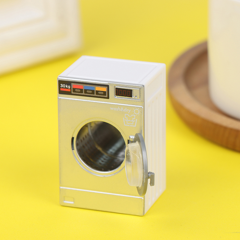 Home Decor Manufacturers - 🛒1:12 Dollhouse Miniature Washing Machine Drum