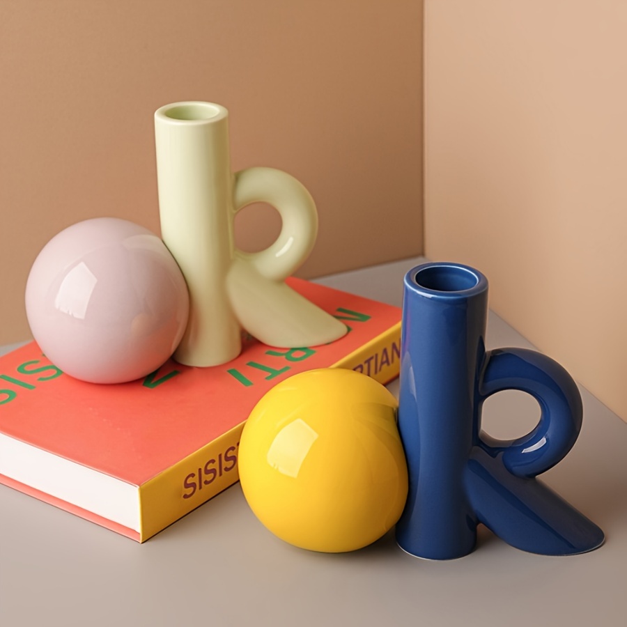 Home Decor Dopamine - Creative Ceramic Tissue Box Holder Vase