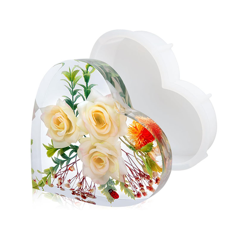 Home Decor Manufacturers - Large Heart Epoxy Resin Mold For