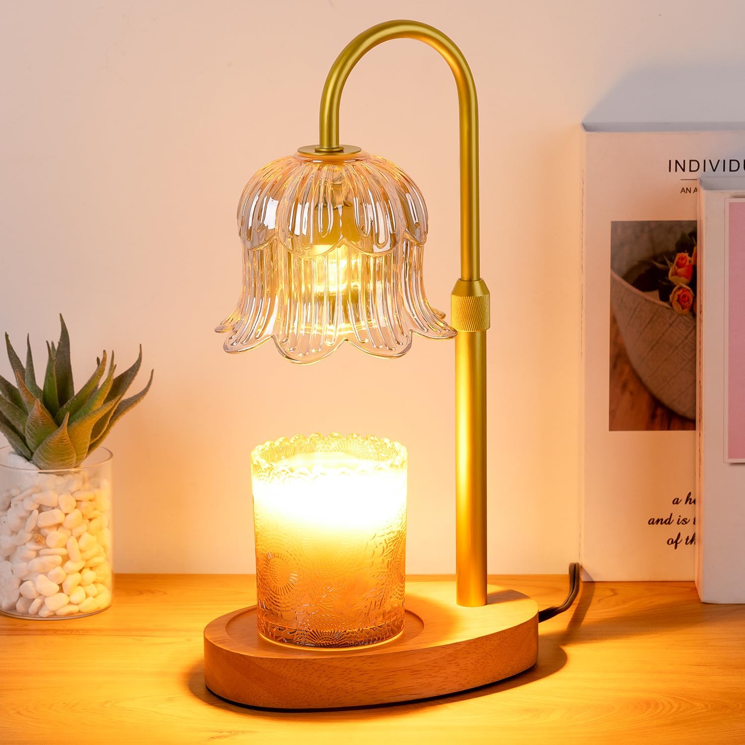 Home Decor Lamp - Candle Warmer Lamp Electric Timer -