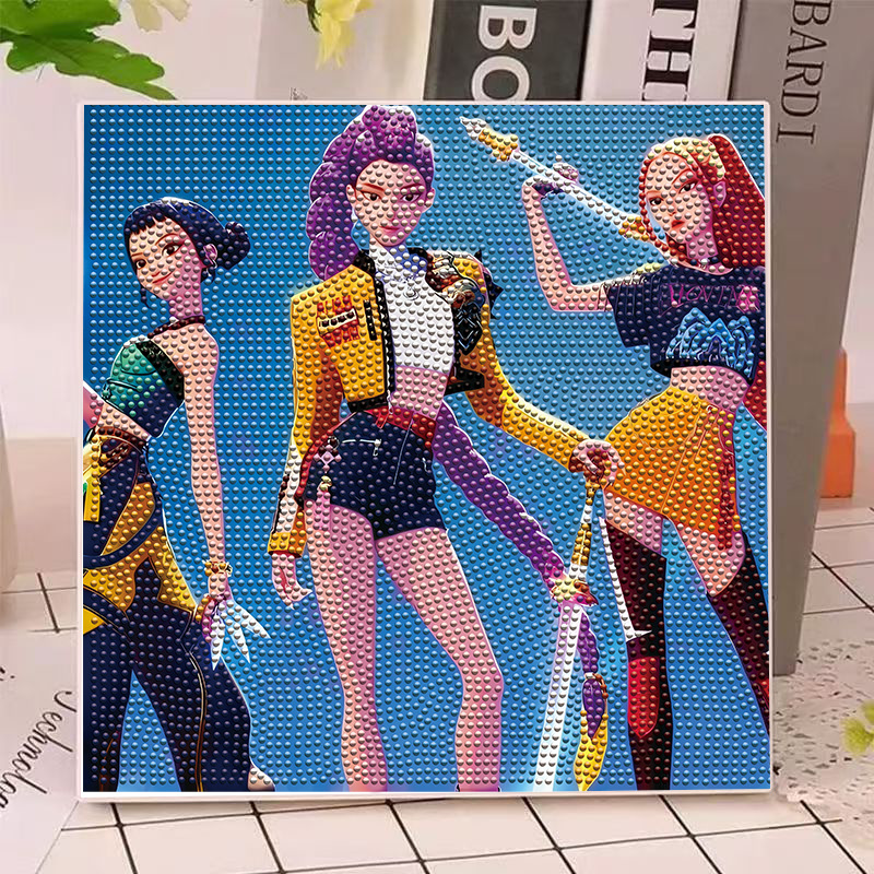 Home Decor Furniture - Anime Gilrs Lumi Mila Zoi K-pop