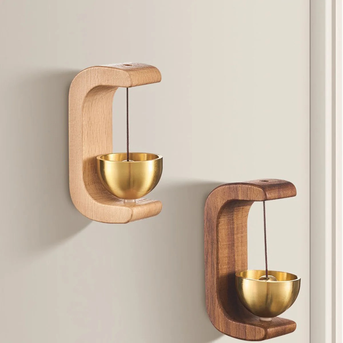 Home Decor Dopamine - Magnetic Dopamine Door Bell Japanese Wooden
