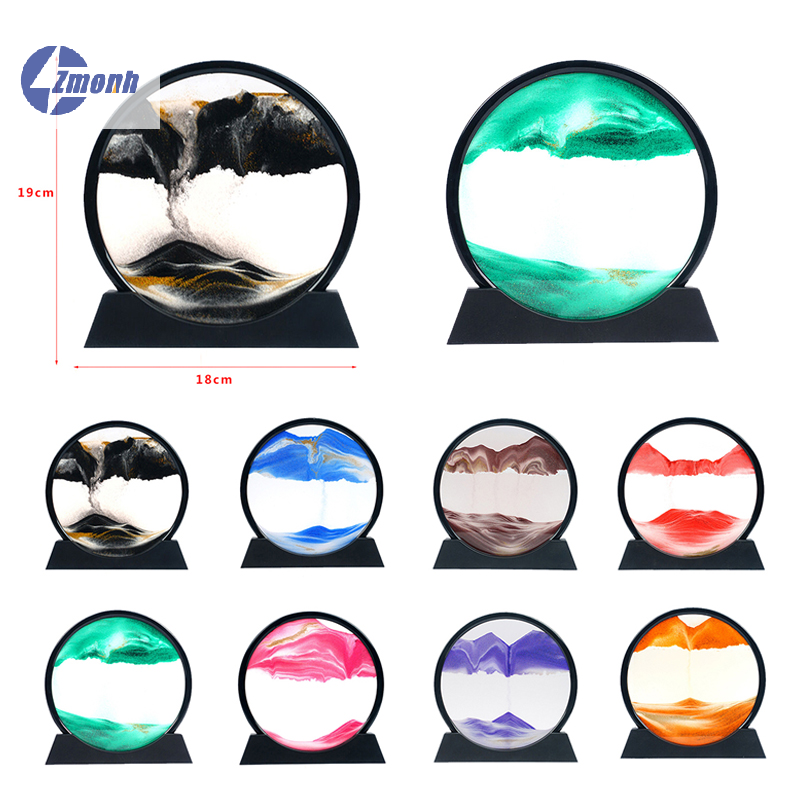 Sand Art Picture - New！1Pcs 3D Hourglass Quicksand Moving Sand