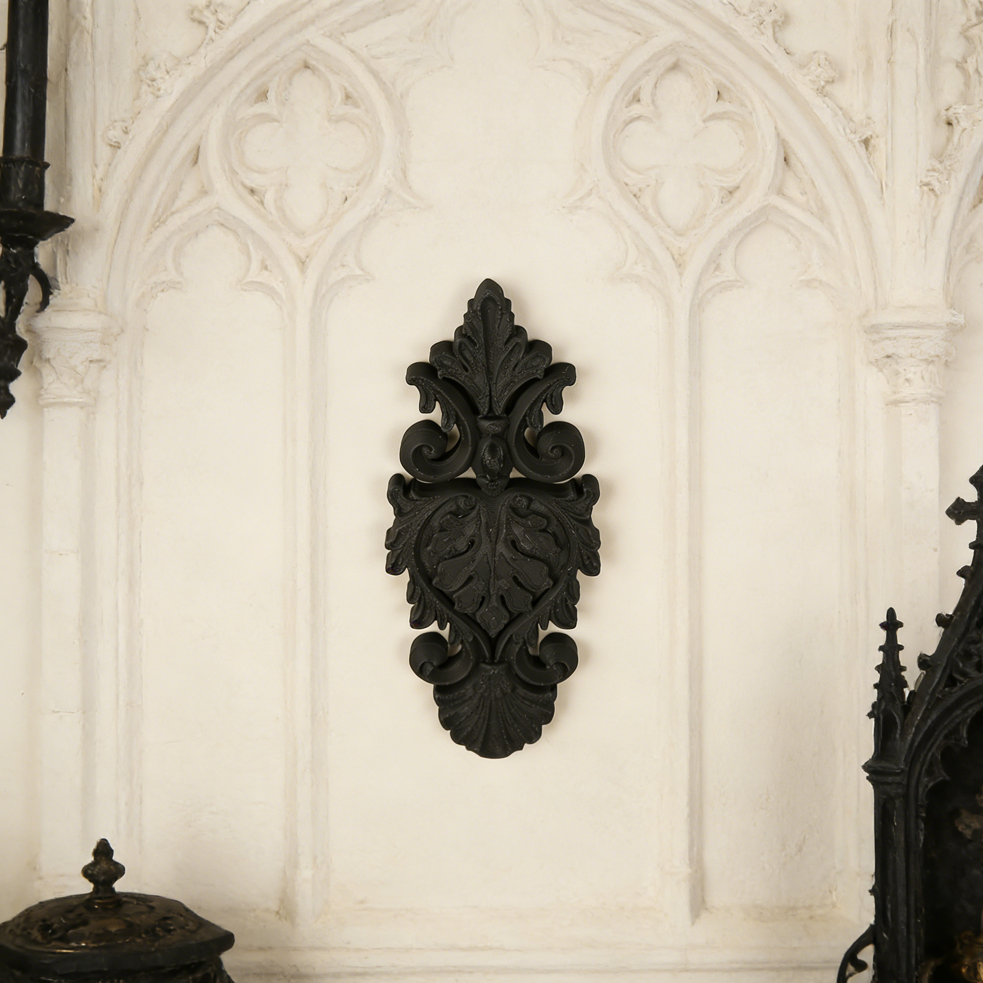 Home Decor Gothic - Cross-Border Retro Gothic Style Scrollwork Wall