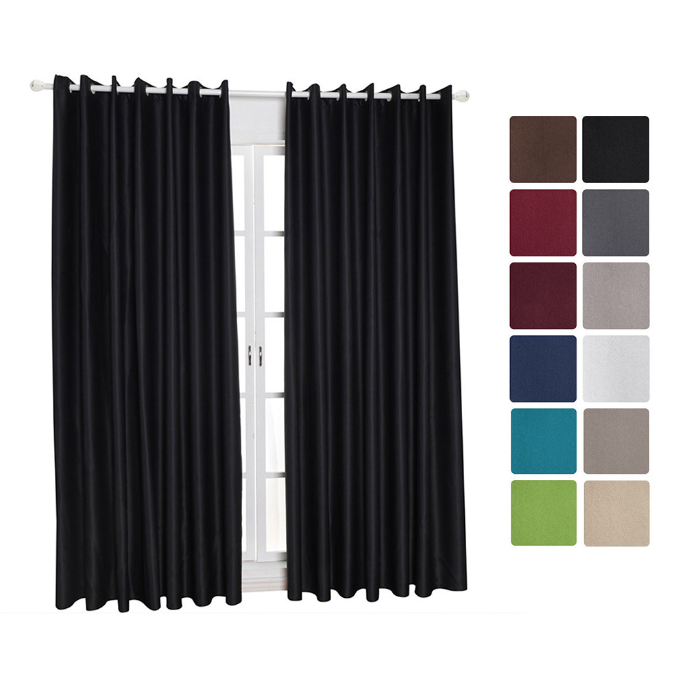2Pcs Blackout Curtain for Home - Home Decor Curtain 评论和价格