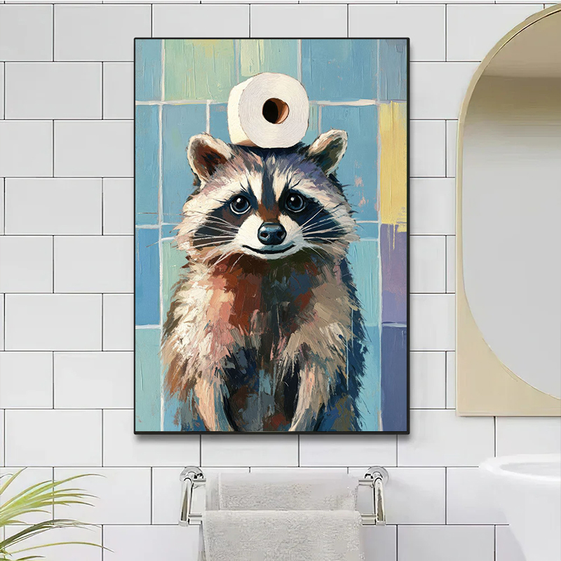 1pc frameless Toilet Paper Ani - Home Decor Scrap 评论和价格