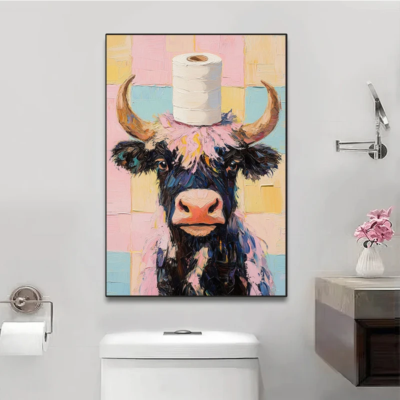 1pc frameless Toilet Paper Ani - Home Decor Scrap 评论和价格