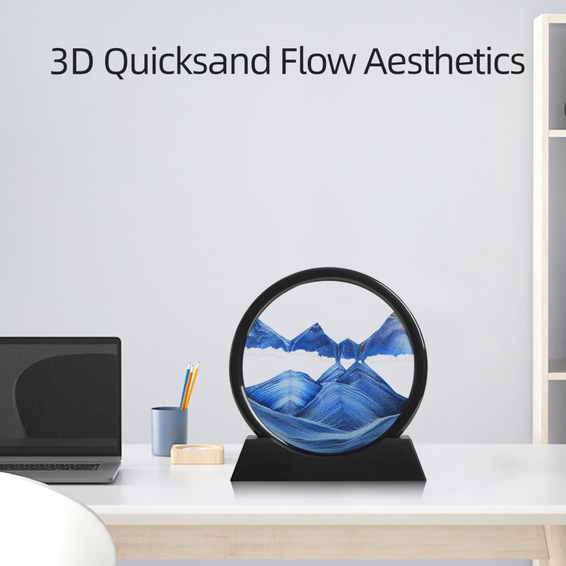 3D Hourglass Quicksand Moving  - Sand Art Picture 评论和价格