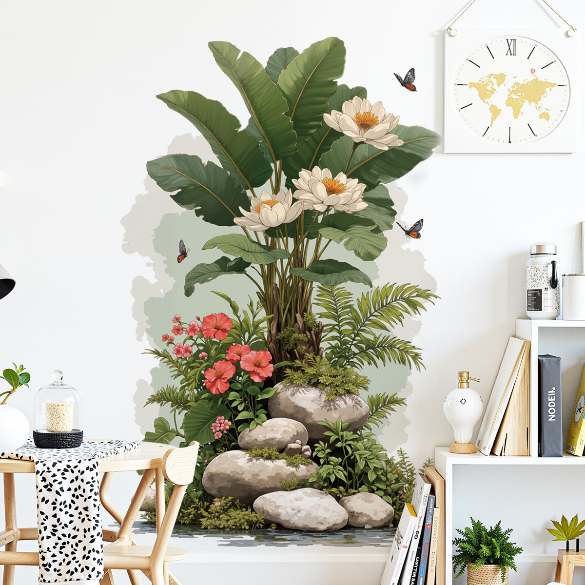 Large Size Green Plant Wall De - Home Decor Aesthetic Pinterest 评论和价格