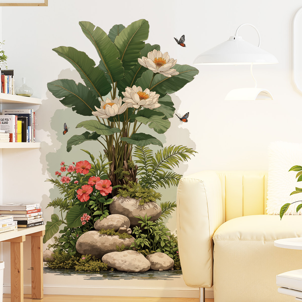 Large Size Green Plant Wall De - Home Decor Aesthetic Pinterest 评论和价格
