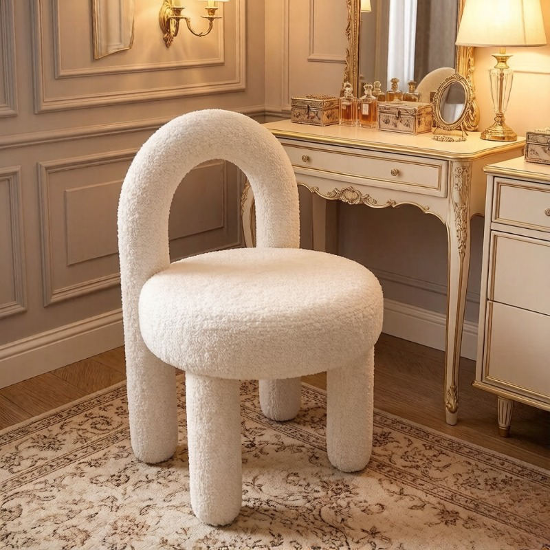 Cute Stylish Vanity Chair, Lux - Home Decor Furniture 评论和价格