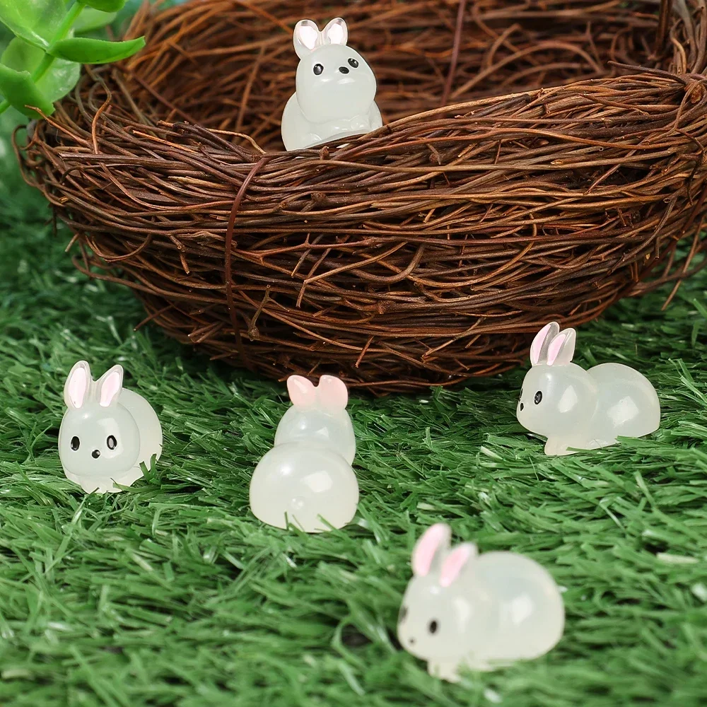 50/2Pcs Mini Glow Rabbit Ornam - Home Decor Aesthetic Pinterest 评论和价格
