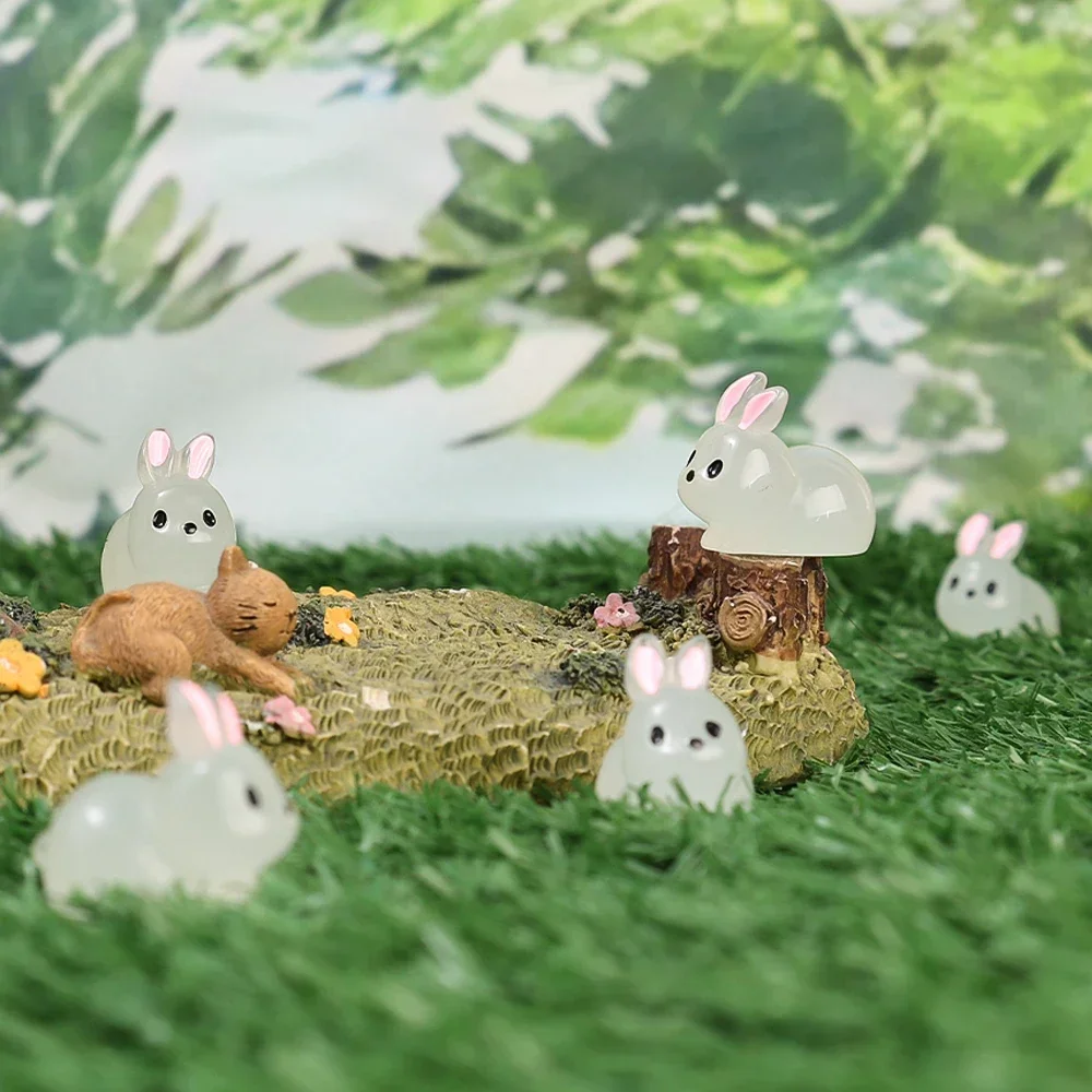 50/2Pcs Mini Glow Rabbit Ornam - Home Decor Aesthetic Pinterest 评论和价格