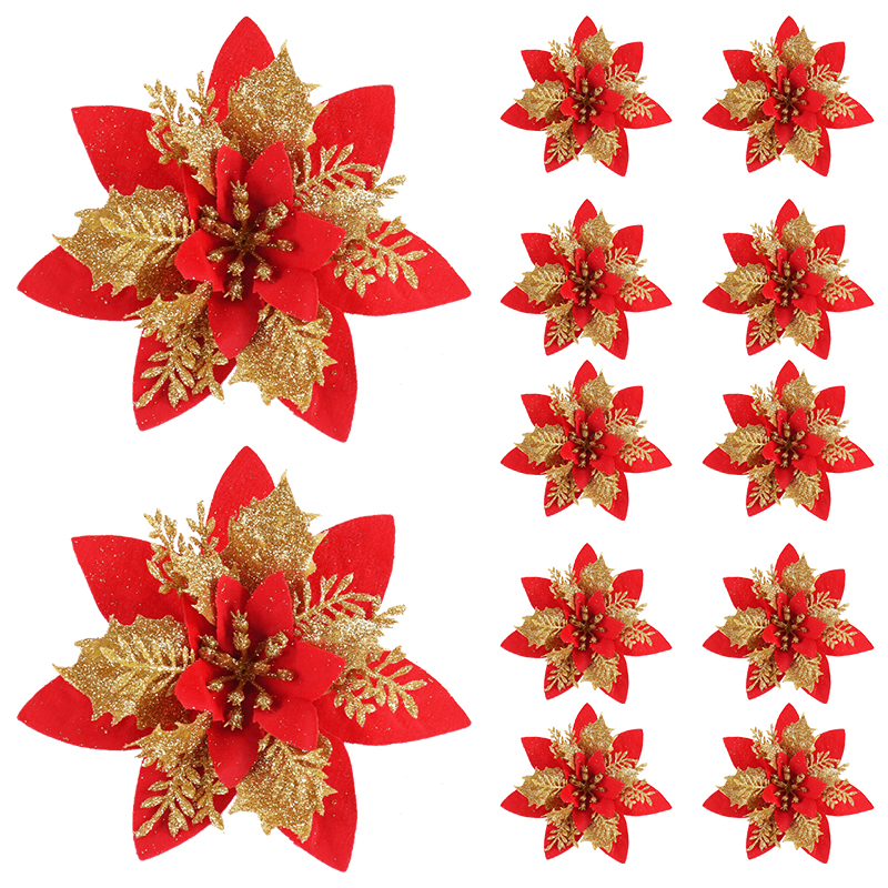 5/10Pcs Glitter Pink Christmas - Home Decor Trends 2025 评论和价格
