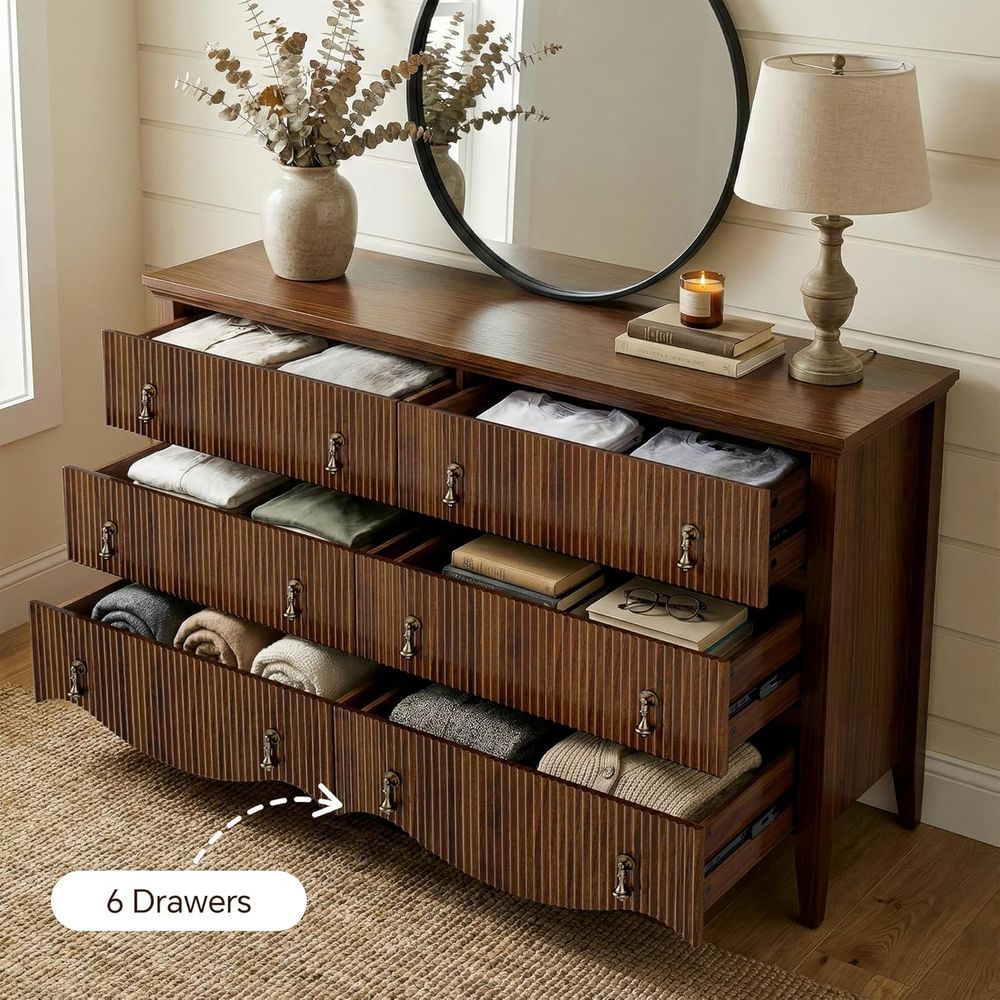 Vintage Walnut Bedroom Furnitu - Home Decor Furniture 评论和价格
