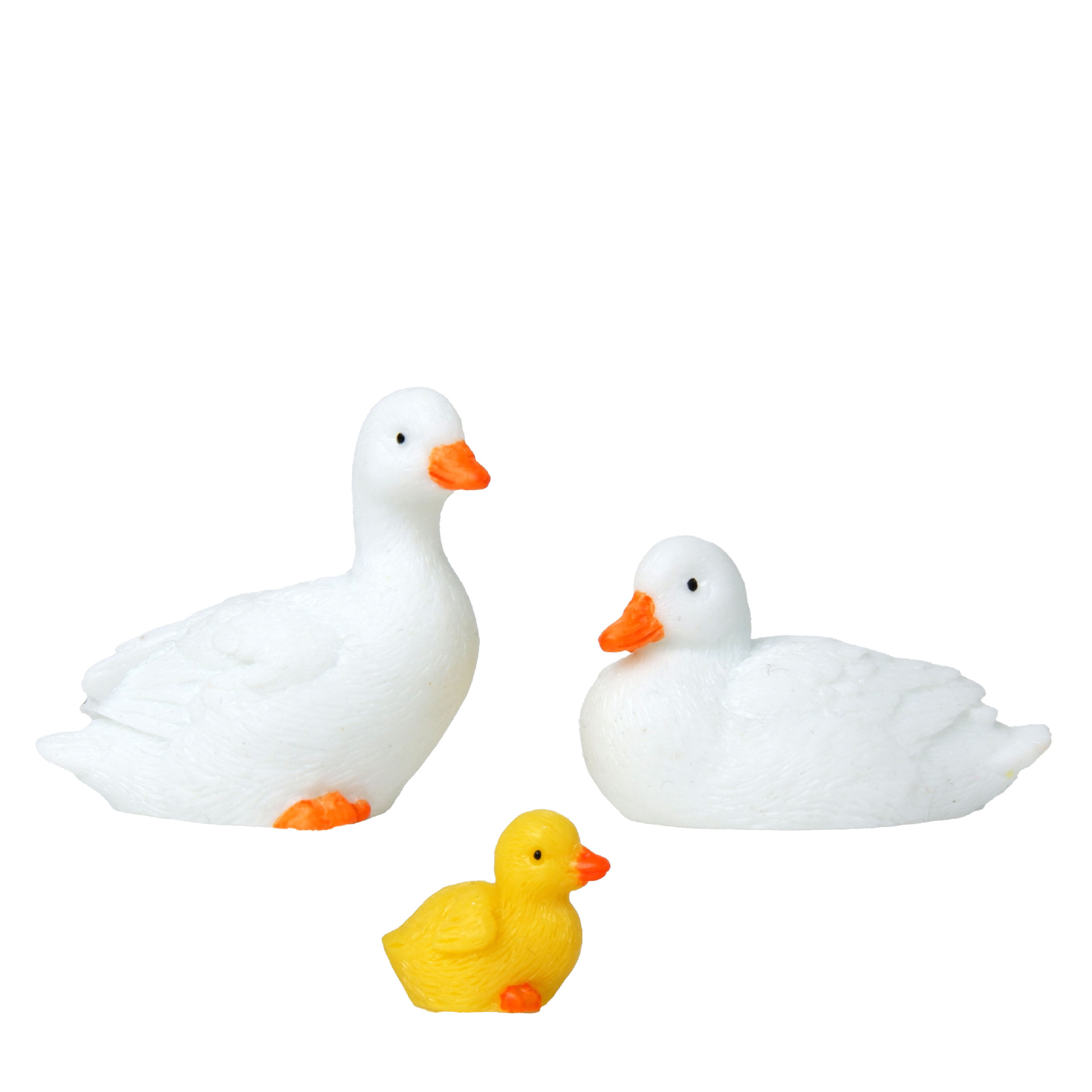 4pcs Duck Resin Small Ornament - Home Decor Aesthetic Pinterest 评论和价格