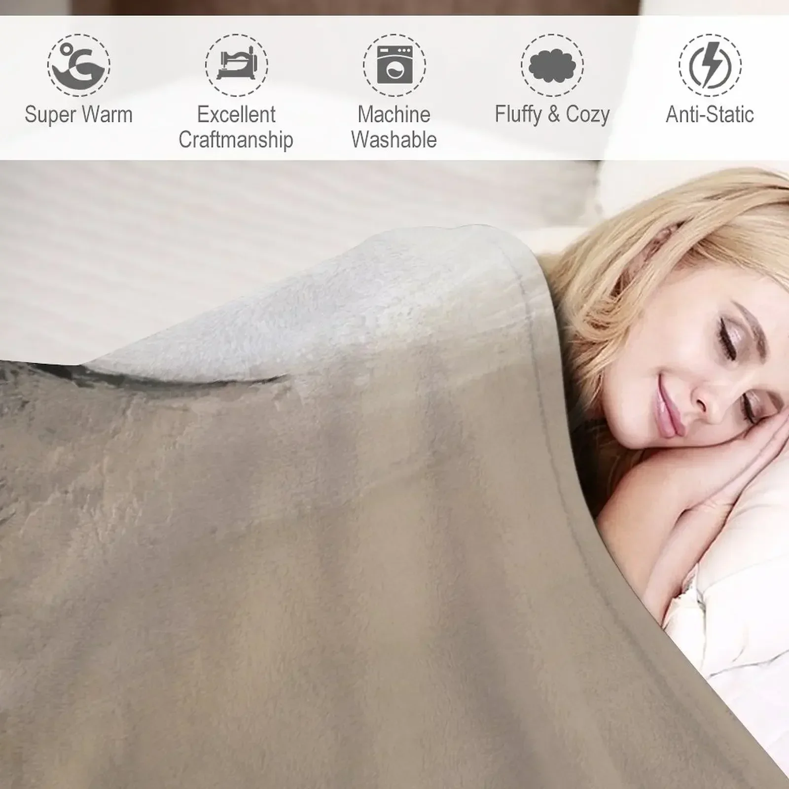 neutral abstract Throw Blanket - Neutral Throw Blanket 评论和价格