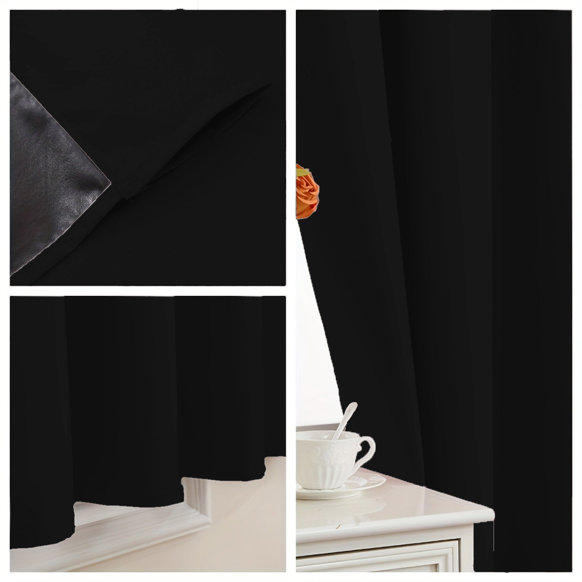 1 Piece of Simple Solid Color  - Home Decor Curtain 评论和价格