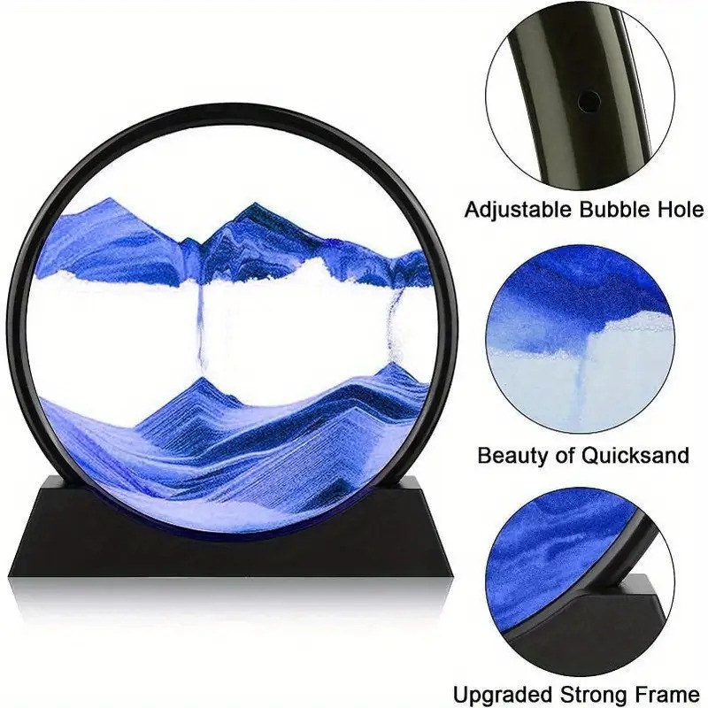 Elegant Flowing Sand Art Decor - Sand Art Picture 评论和价格