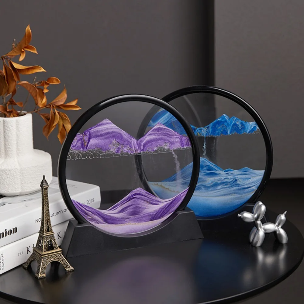 Elegant Flowing Sand Art Decor - Sand Art Picture 评论和价格