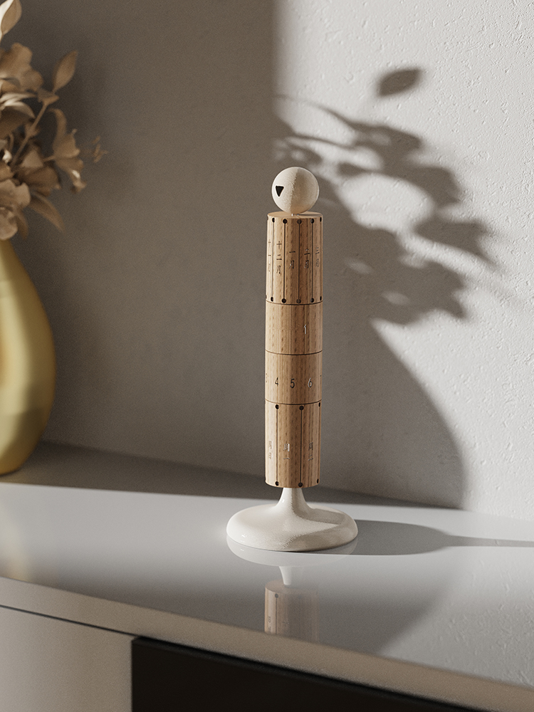 XEMO  Wood Rotatable Calendar  - Home Decor Dopamine 评论和价格