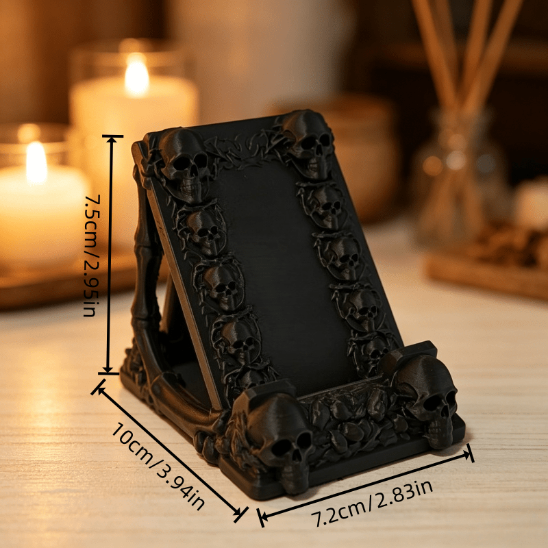 One 3D-printed Gothic skull ph - Home Decor Gothic 评论和价格