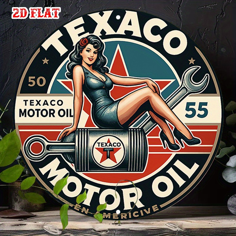 Round Metal Tin Sign Wall Deco - Home Decor Manufacturers 评论和价格