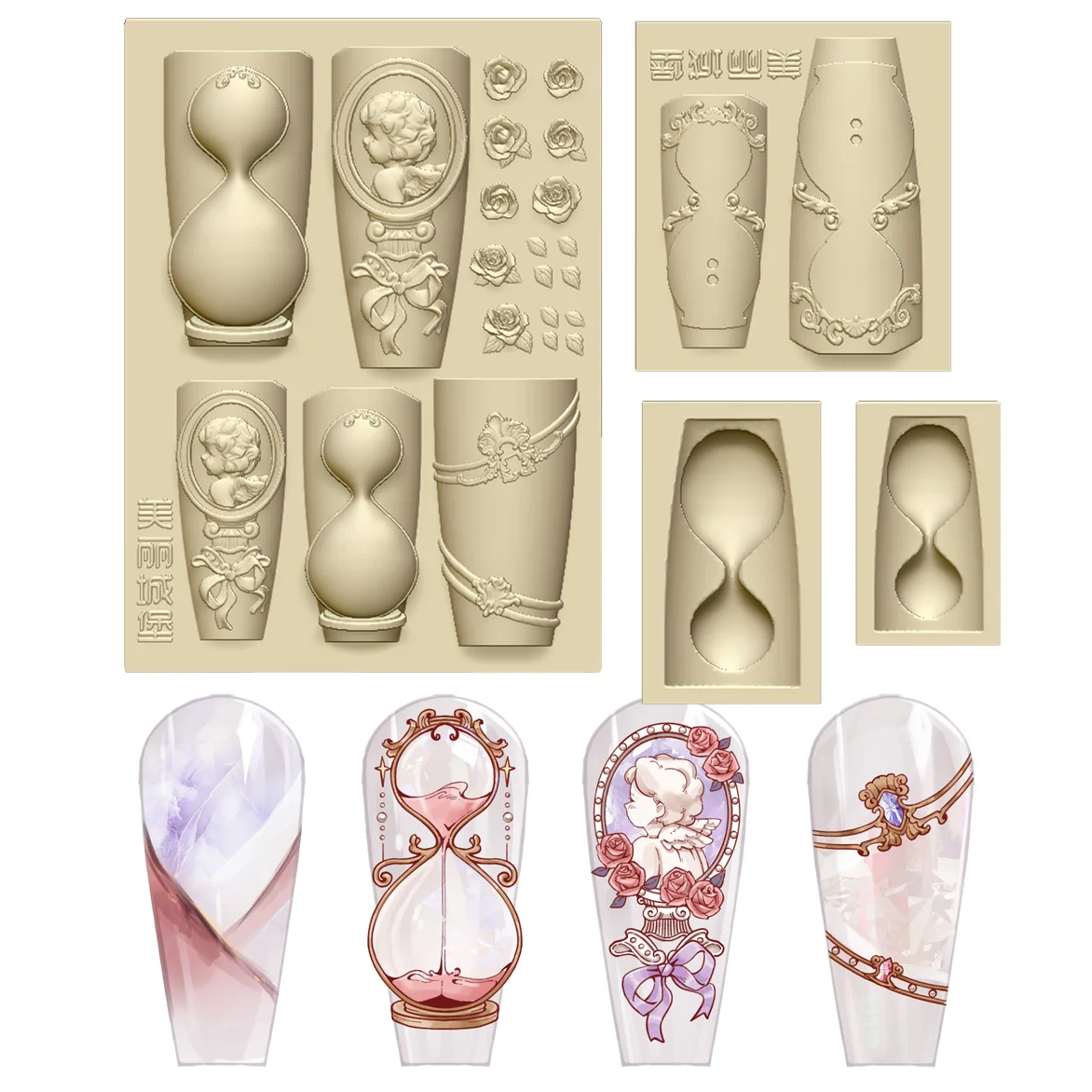 1pc Angel Sand Clock 3D Acryli - Sand Art Picture 评论和价格