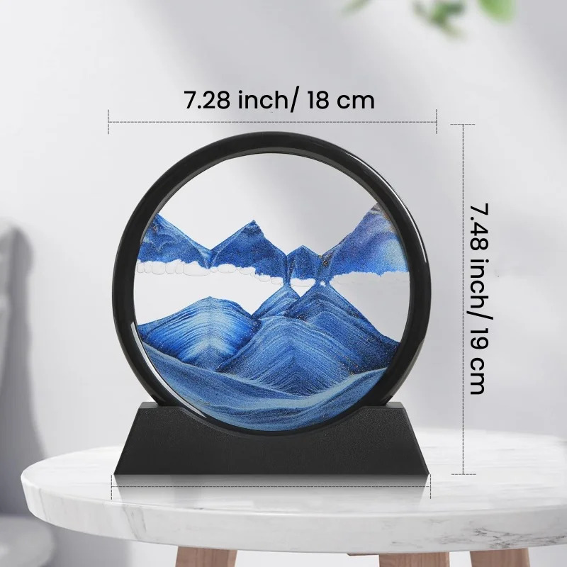3D Hourglass Quicksand Moving  - Sand Art Picture 评论和价格