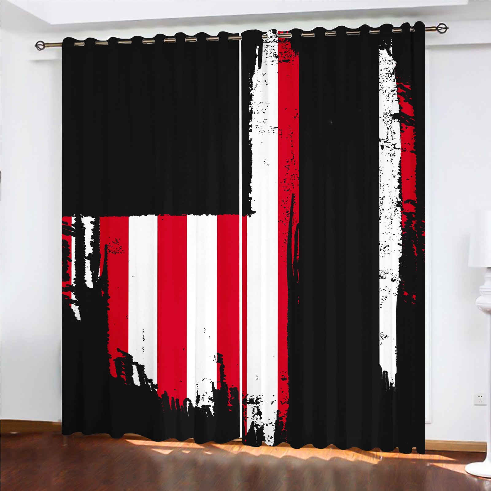 America 250th Anniversary Curt - Home Decor Curtain 评论和价格