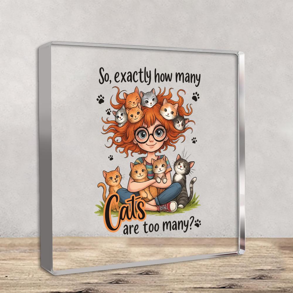 Cute Acrylic Cat Desk Decor, C - Home Decor How To 评论和价格