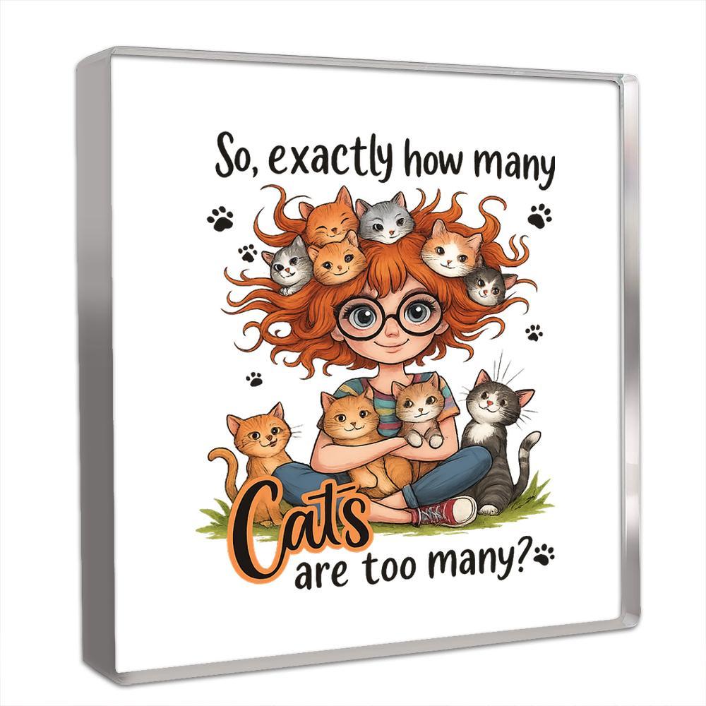 Cute Acrylic Cat Desk Decor, C - Home Decor How To 评论和价格