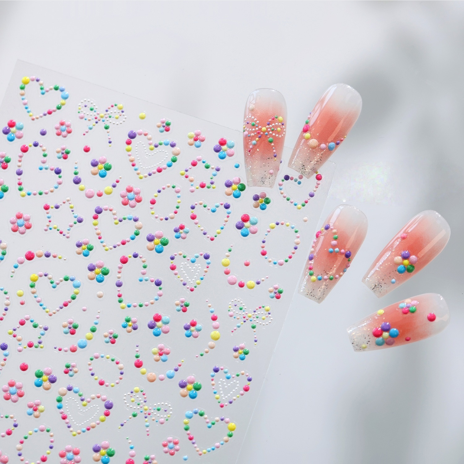 Dopamine 5D Nail Art Stickers  - Home Decor Dopamine 评论和价格