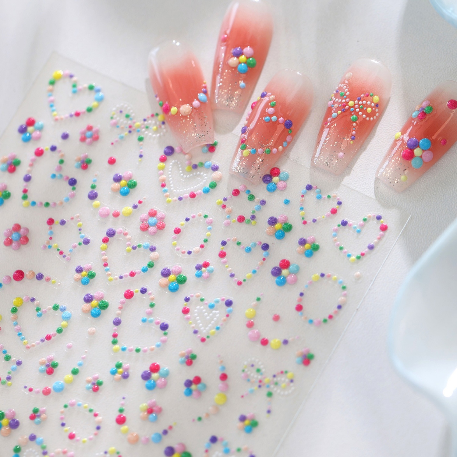 Dopamine 5D Nail Art Stickers  - Home Decor Dopamine 评论和价格