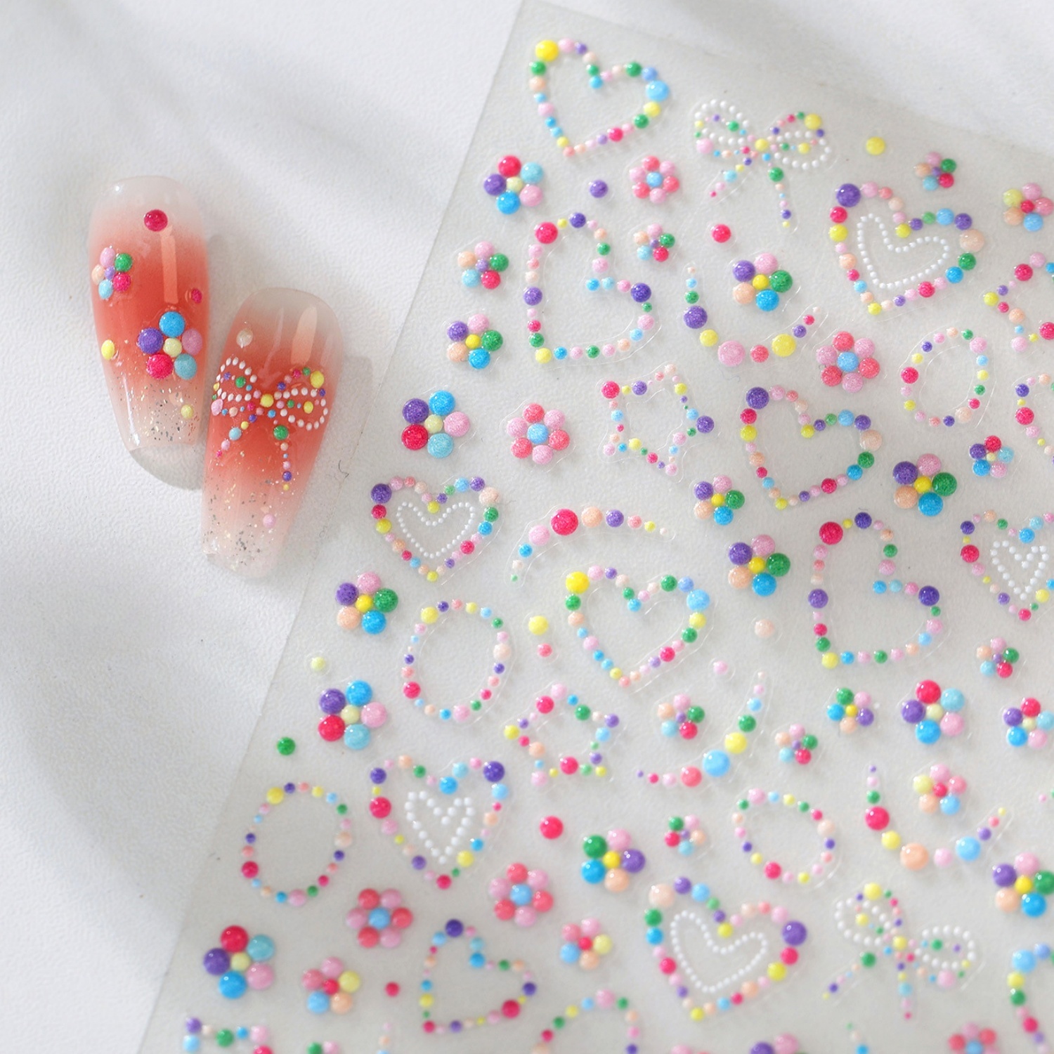 Dopamine 5D Nail Art Stickers  - Home Decor Dopamine 评论和价格