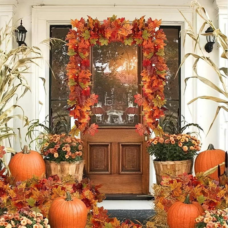 2M Artificial Fall Maple Leaf  - Victory Home Decor 评论和价格