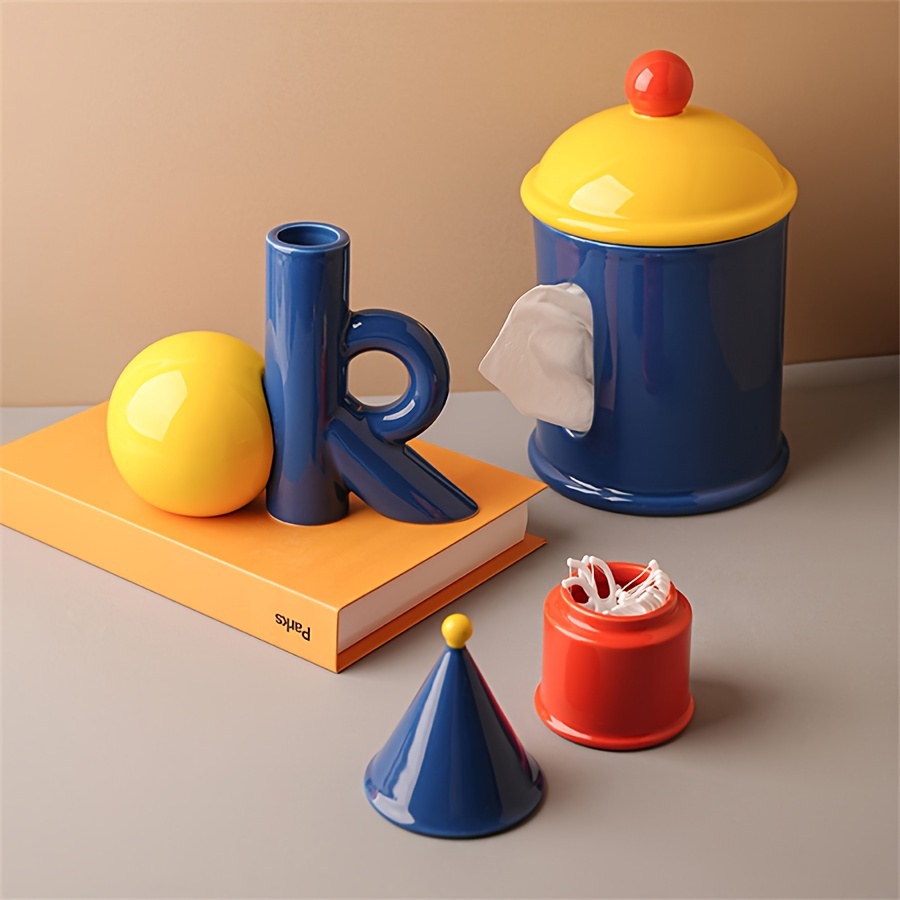 Creative Ceramic Tissue Box Ho - Home Decor Dopamine 评论和价格