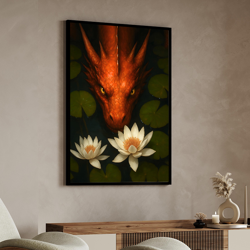 Fantasy Dragon with Maiden Can - Home Decor Gothic 评论和价格
