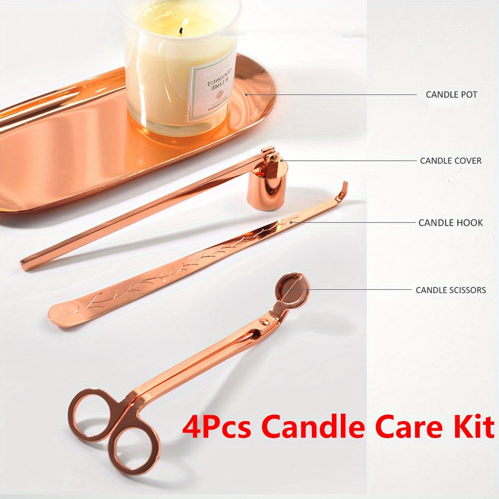 4pcs/set Luxury Candle Care Ki - Home Decor Manufacturers 评论和价格