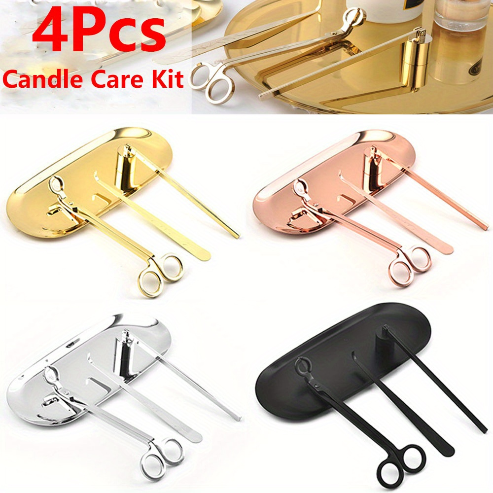 4pcs/set Luxury Candle Care Ki - Home Decor Manufacturers 评论和价格