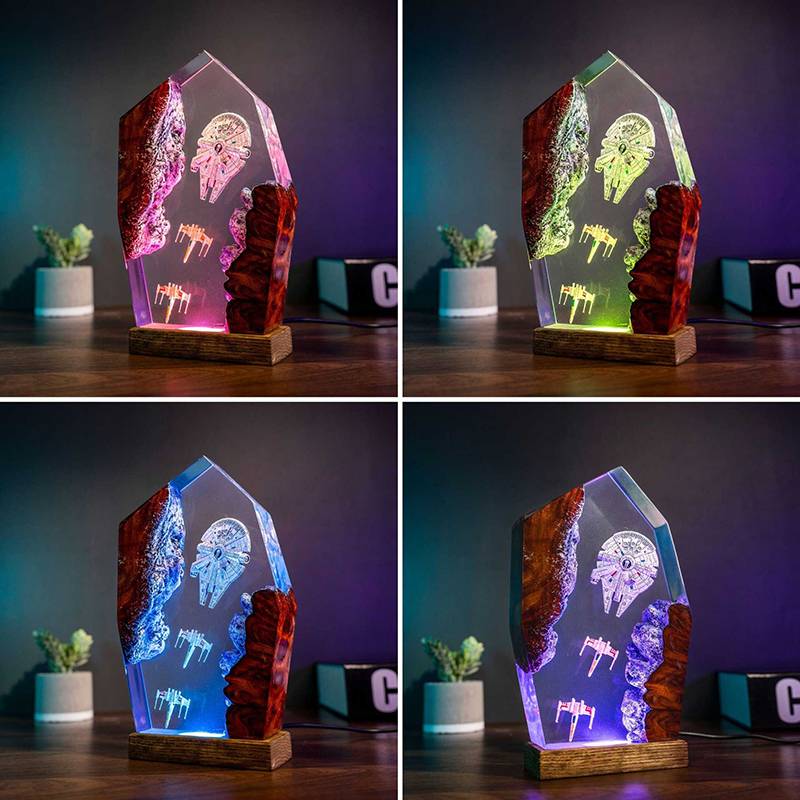 Table Resin Lamp Universe War  - Home Decor Inspo 评论和价格