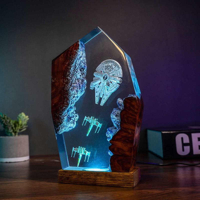 Table Resin Lamp Universe War  - Home Decor Inspo 评论和价格