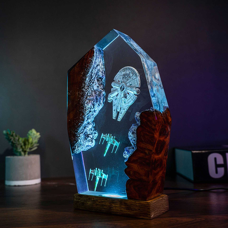 Table Resin Lamp Universe War  - Home Decor Inspo 评论和价格