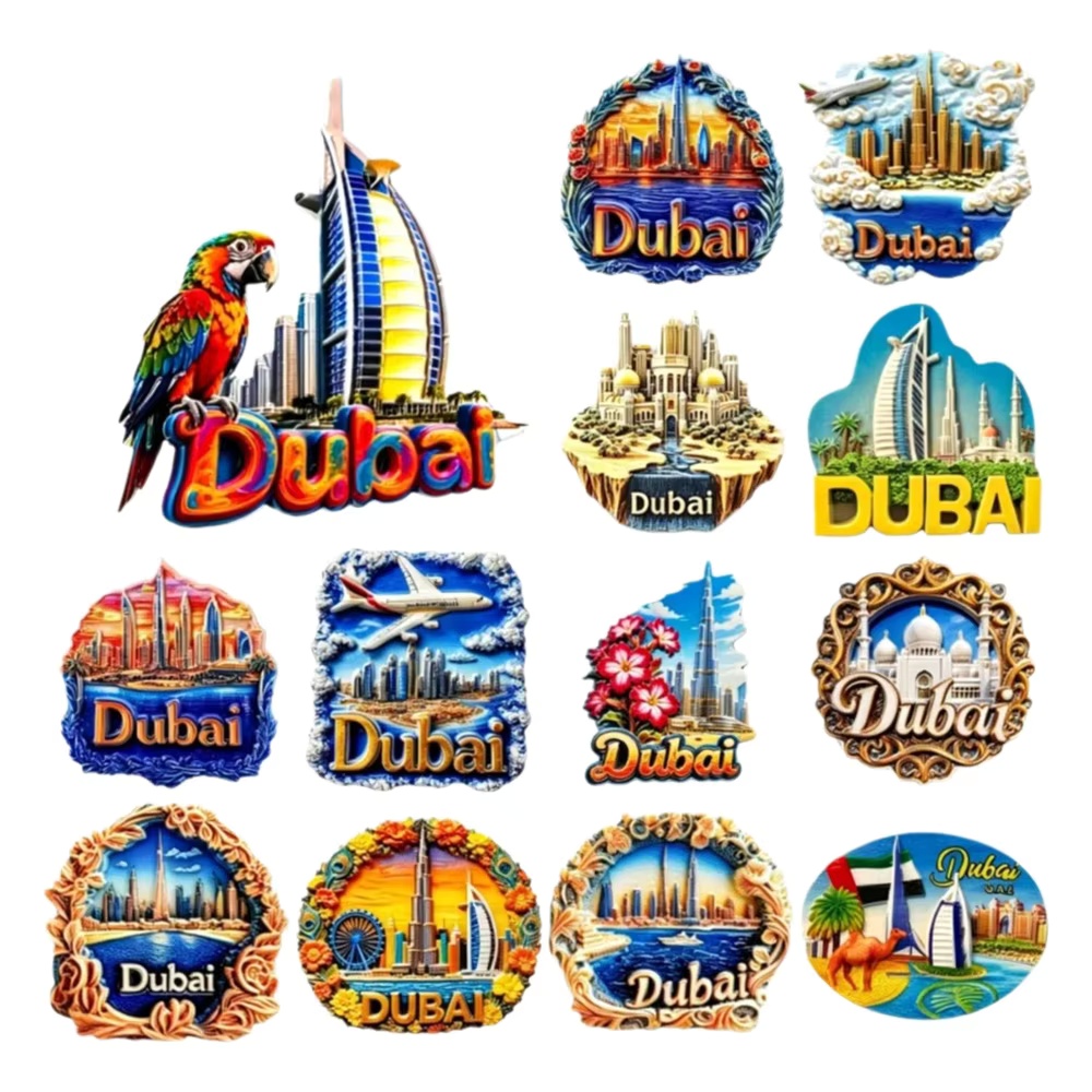 3D Resin Dubai Fridge Magnet U - Home Decor Uae 评论和价格