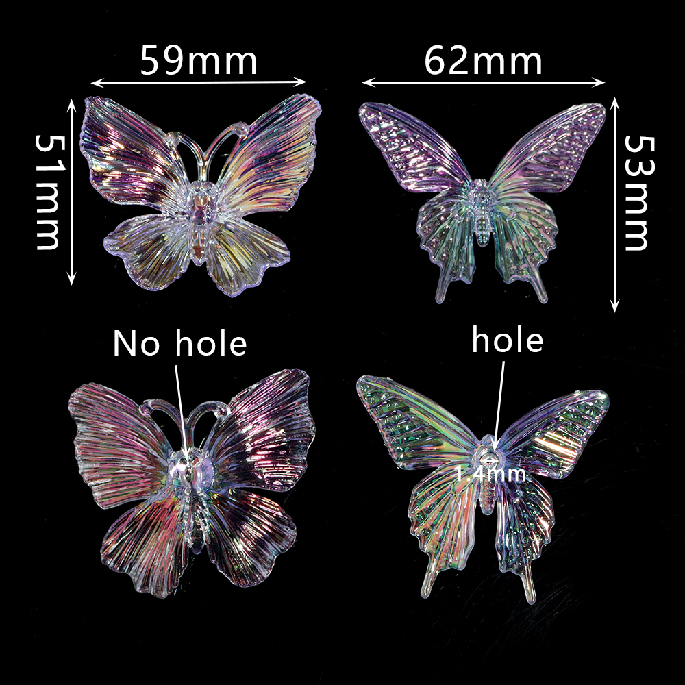5pcs Acrylic Butterfly Gradien - Home Decor Manufacturers 评论和价格
