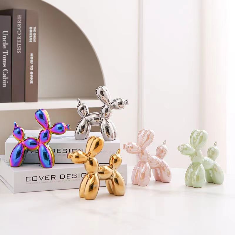 ceramics Balloon Dog Sculpture - Home Decor Aesthetic Pinterest 评论和价格