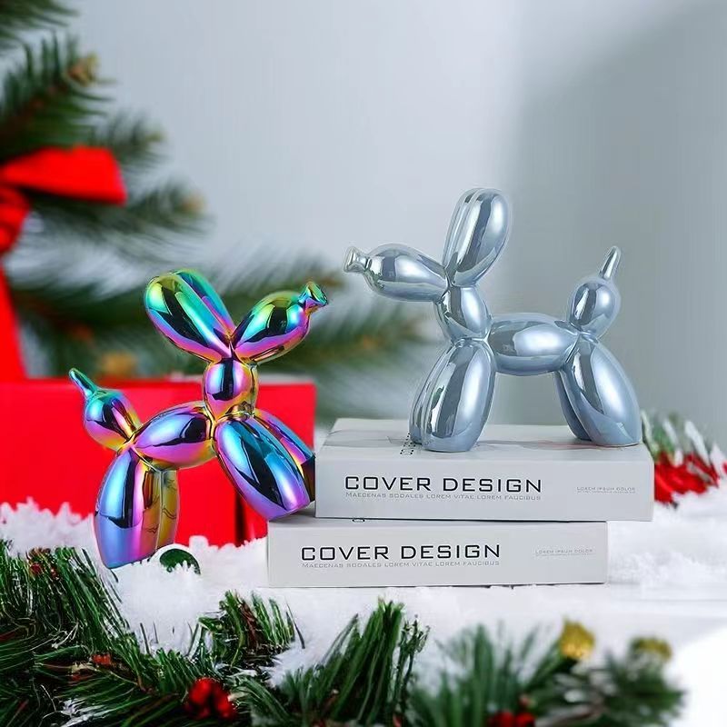 ceramics Balloon Dog Sculpture - Home Decor Aesthetic Pinterest 评论和价格