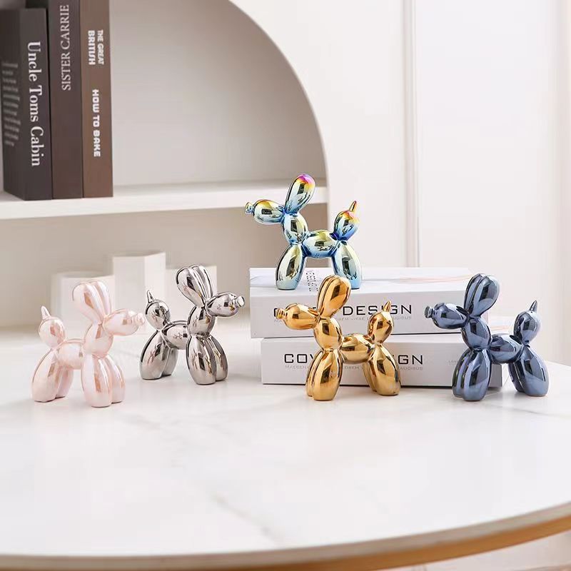ceramics Balloon Dog Sculpture - Home Decor Aesthetic Pinterest 评论和价格