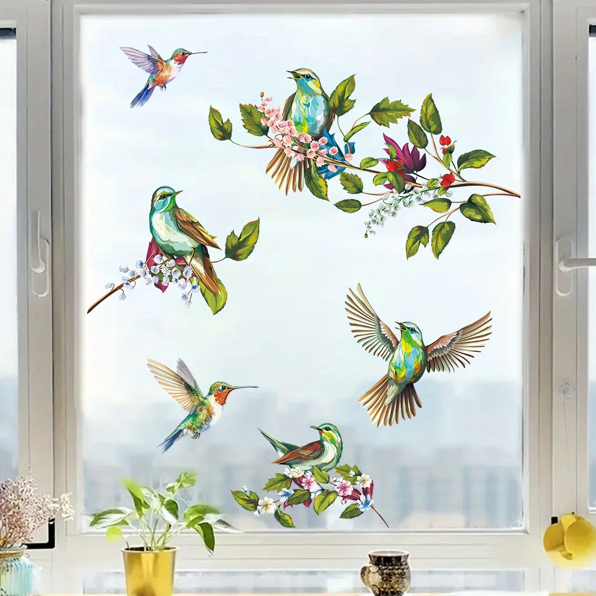 1Pc Watercolor Simulation Bird - Home Decor Aesthetic Pinterest 评论和价格